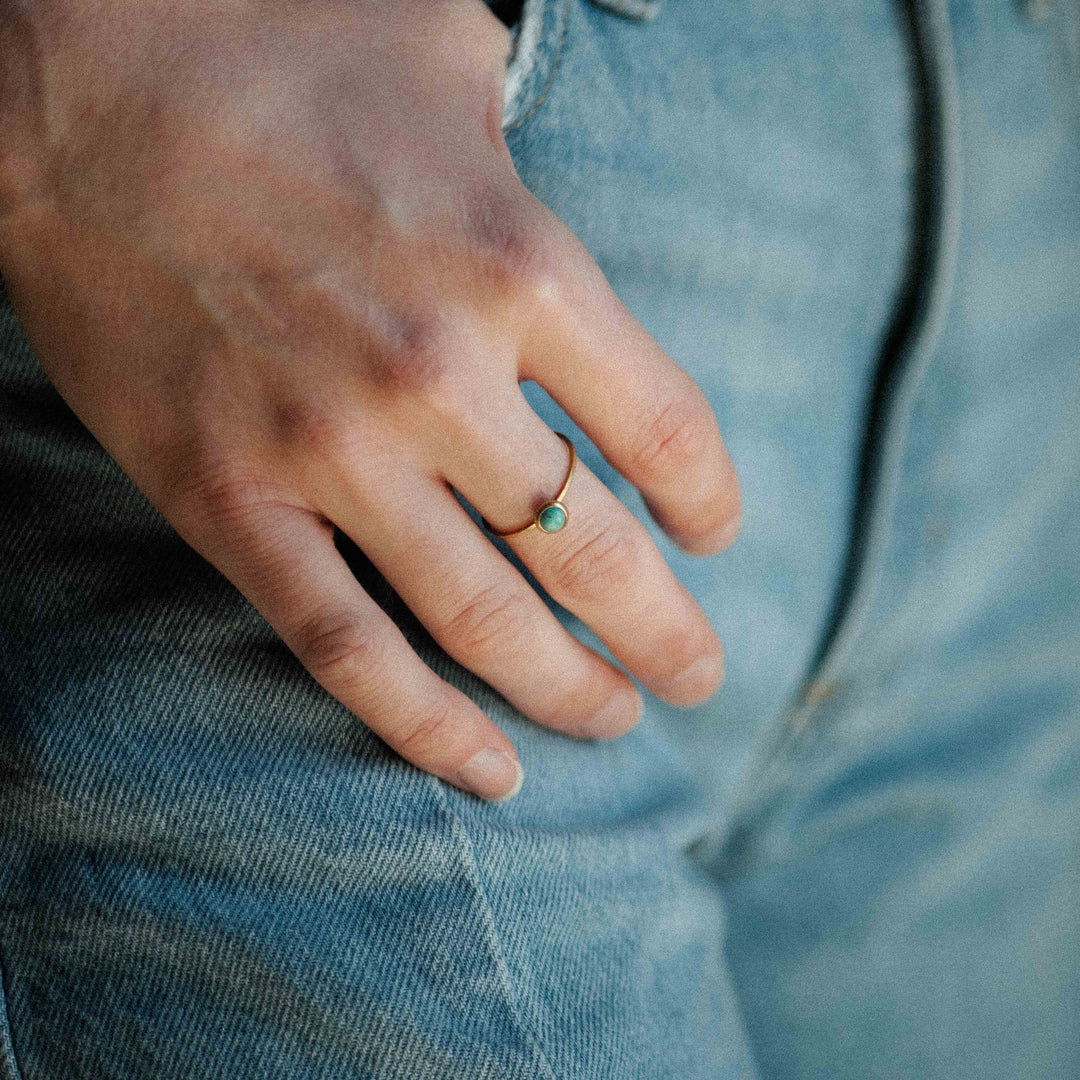 Commonform Hyalite Turquoise Ring