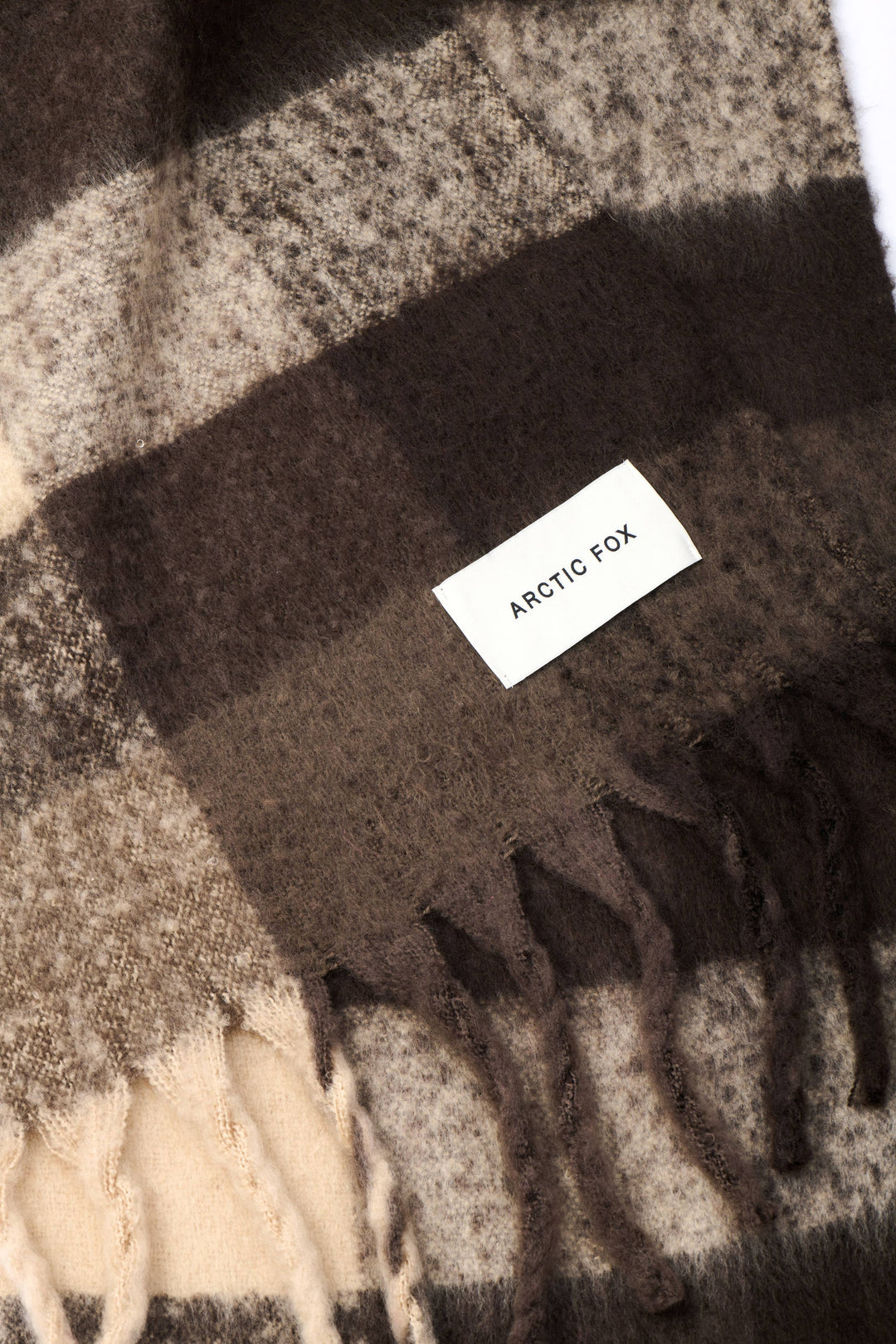 Arctic Fox Reykjavik Scarf - Brown Check