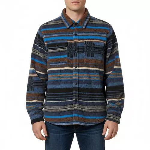 Brixton Bowery Long Sleeve Arctic Stretch Fleece Brixton