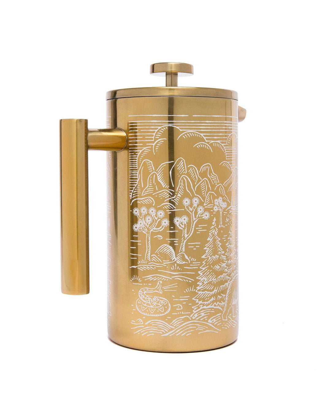 Parks Project Brass French Press