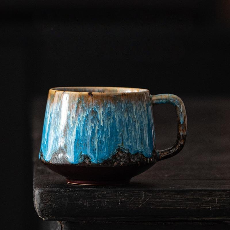 Handmade Kiln-Round Belly Coffee Cup