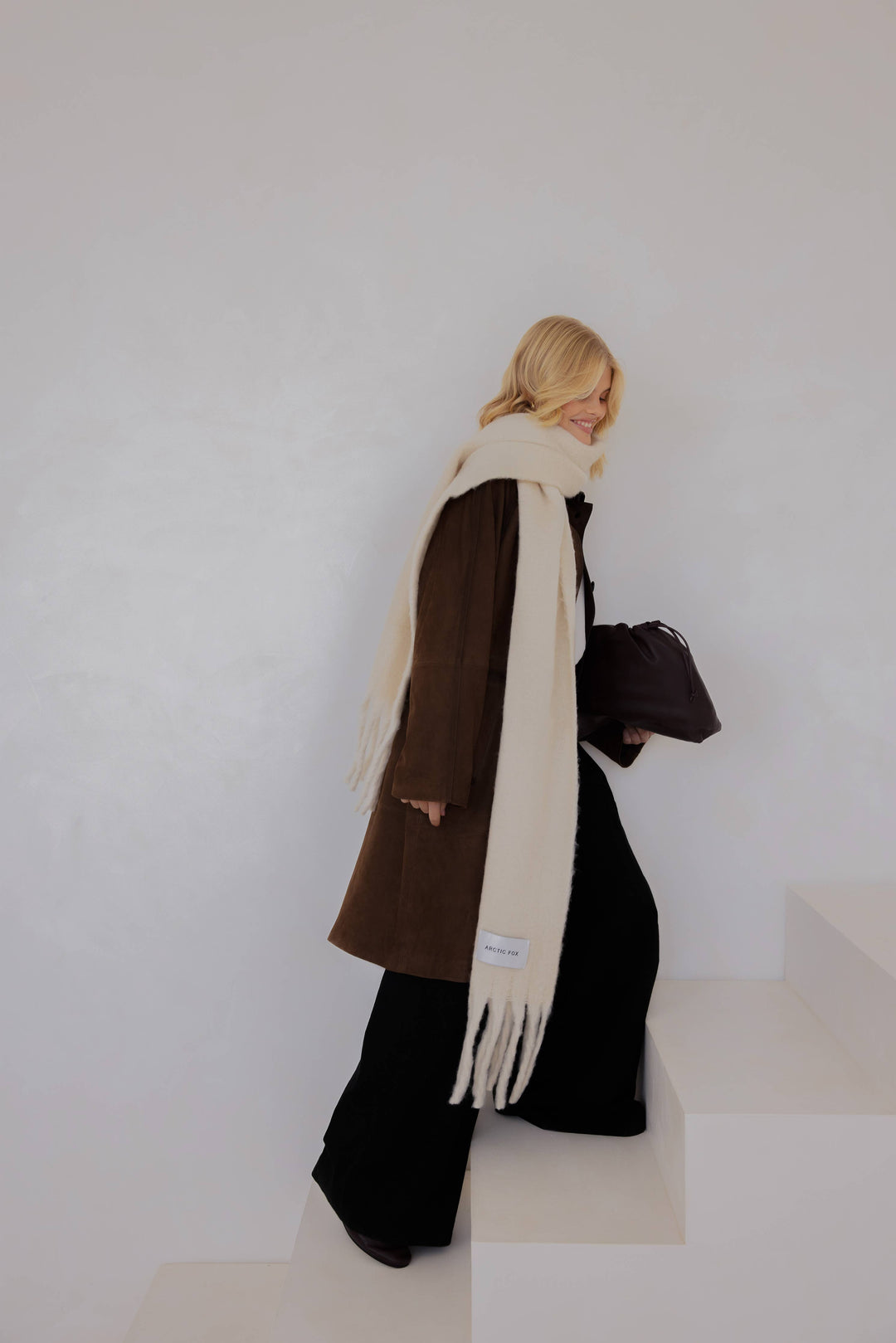 Arctic Fox Reykjavik Scarf - Pebble Beige