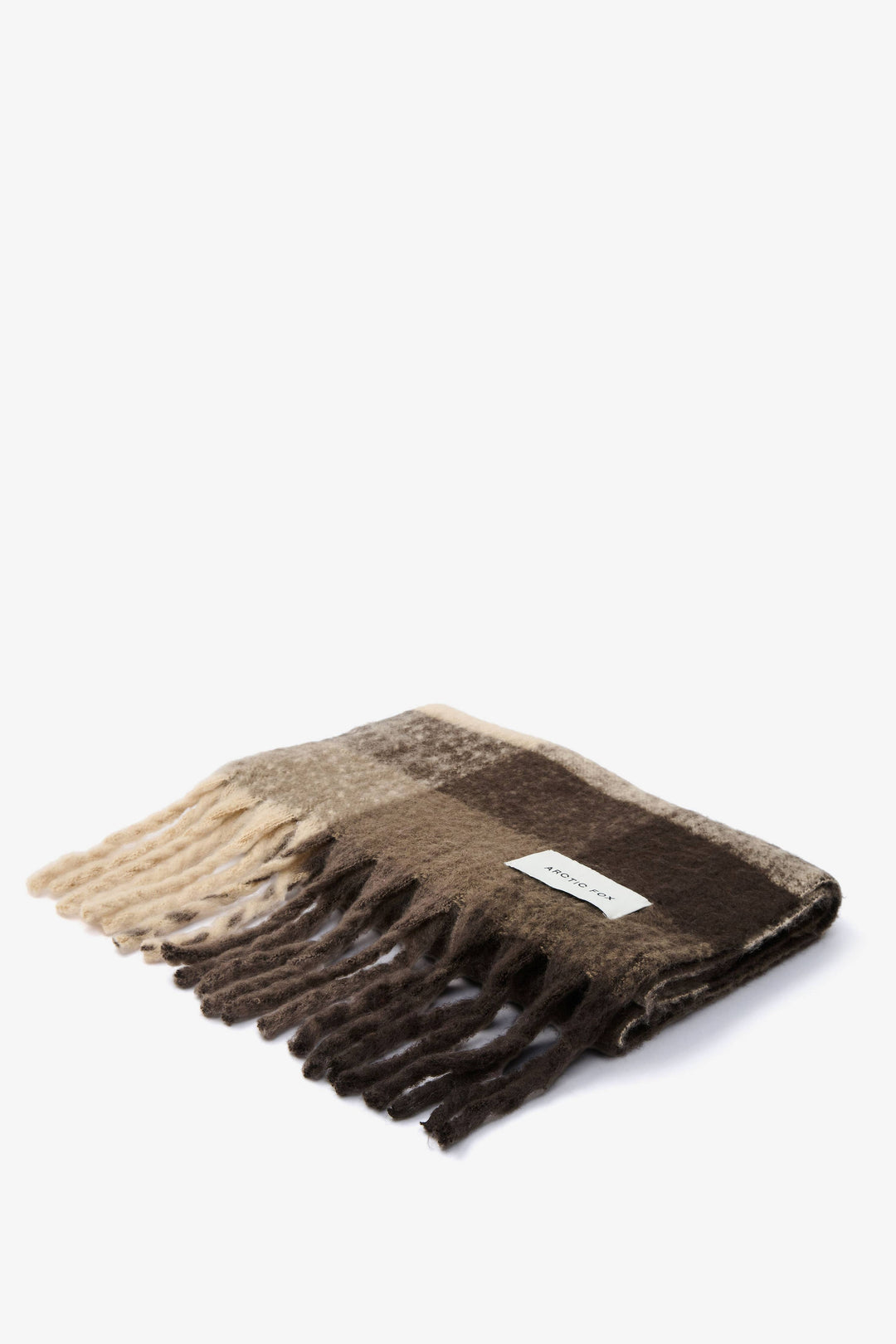 Arctic Fox Reykjavik Scarf - Brown Check