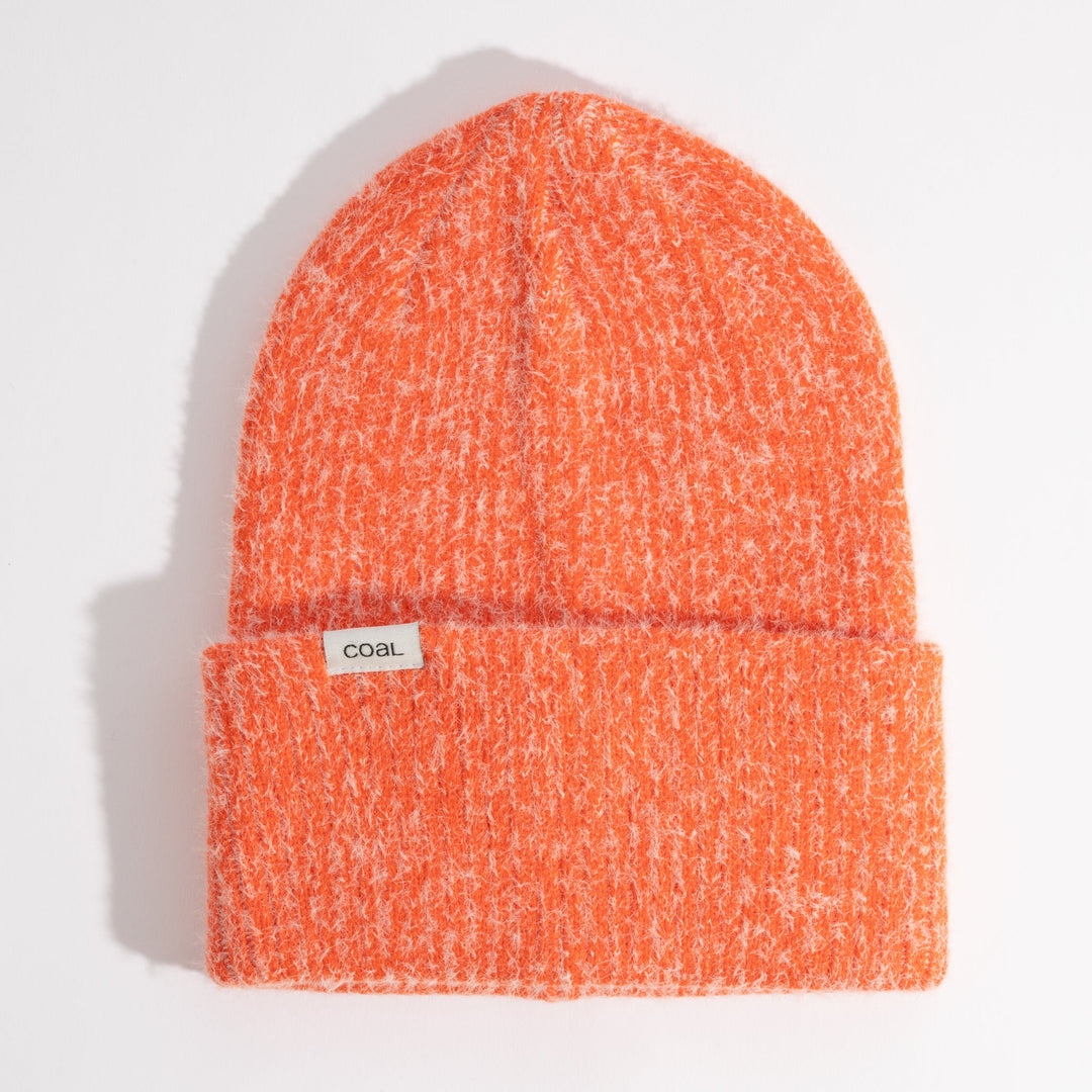 Coal Pearl Fuzzy Knit Beanie