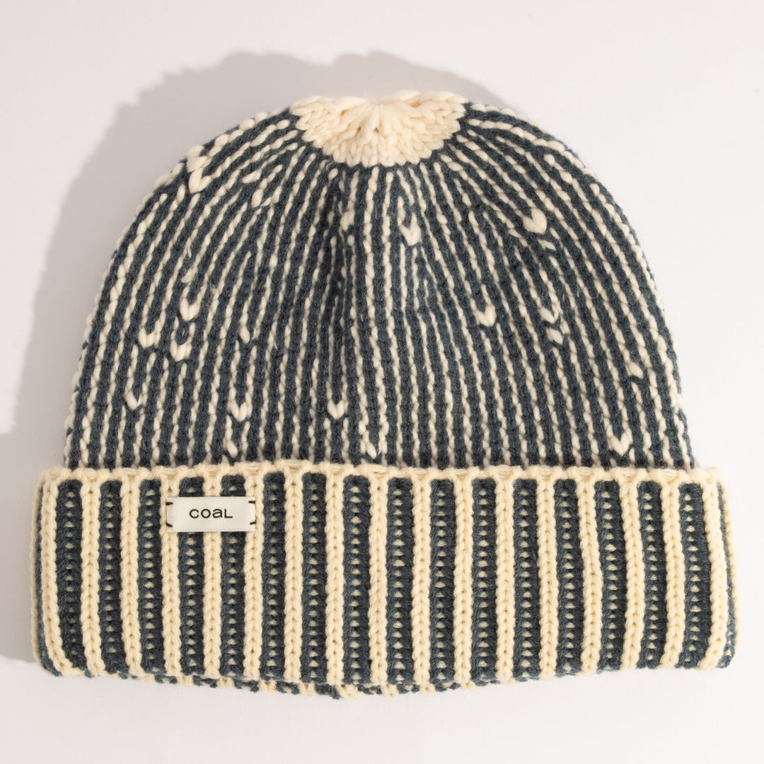 Coal Moraine Ribbed Beanie