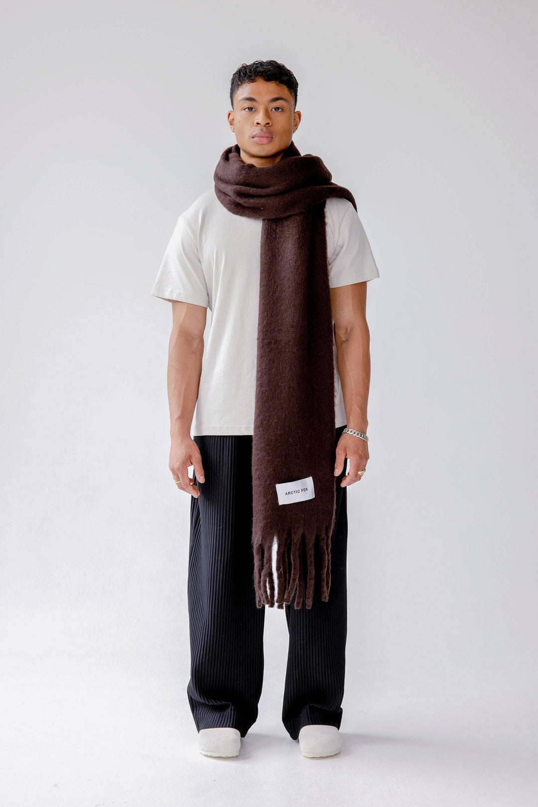 Arctic Fox Reykjavik Scarf - Ground Coffee