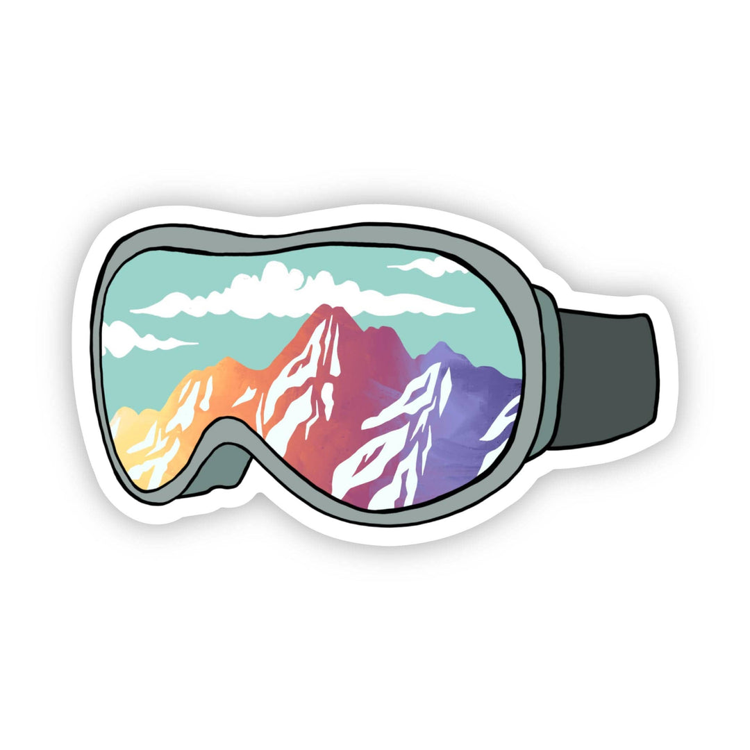 Big Mood Snowboard and Ski Goggles Sticker