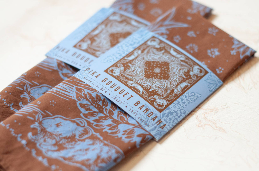 Pika Bouquet Premium Discharge Bandana