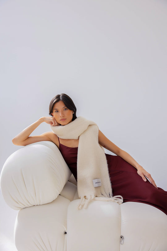 Arctic Fox Reykjavik Scarf - Pebble Beige