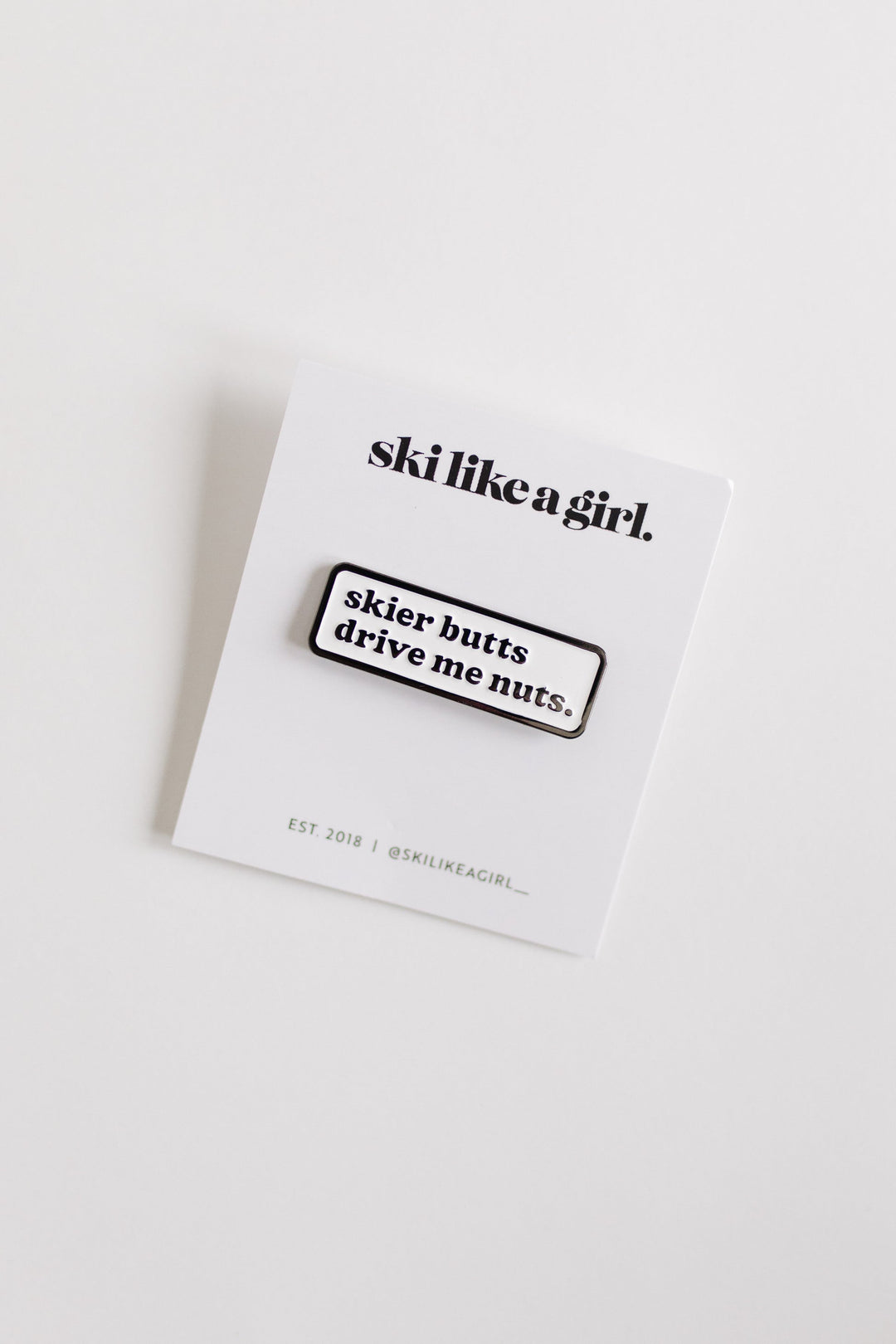 Ski Like A Girl Pins