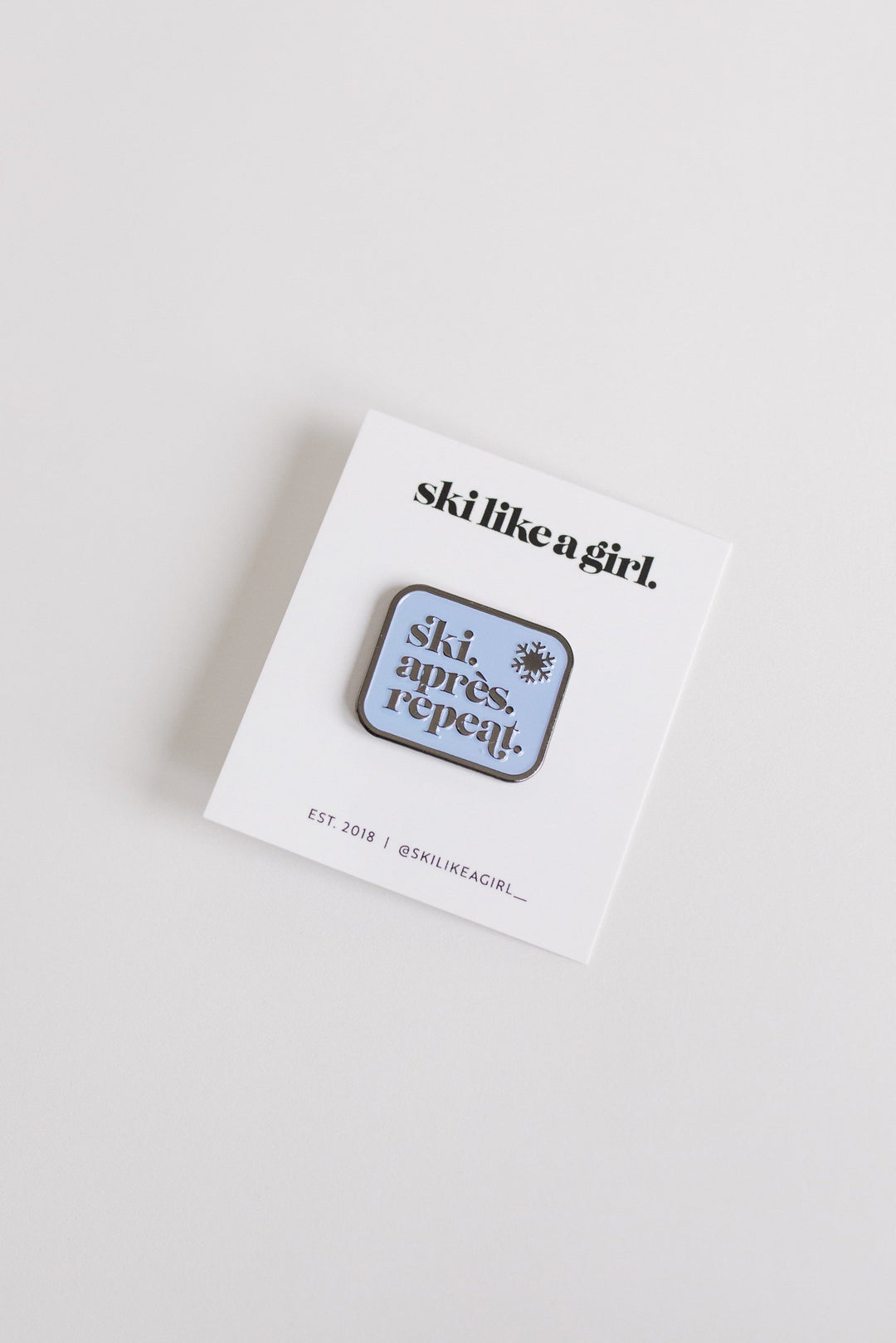Ski Like A Girl Pins