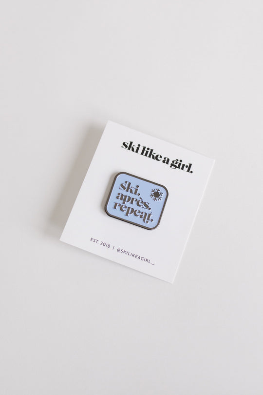 Ski Like A Girl Pins