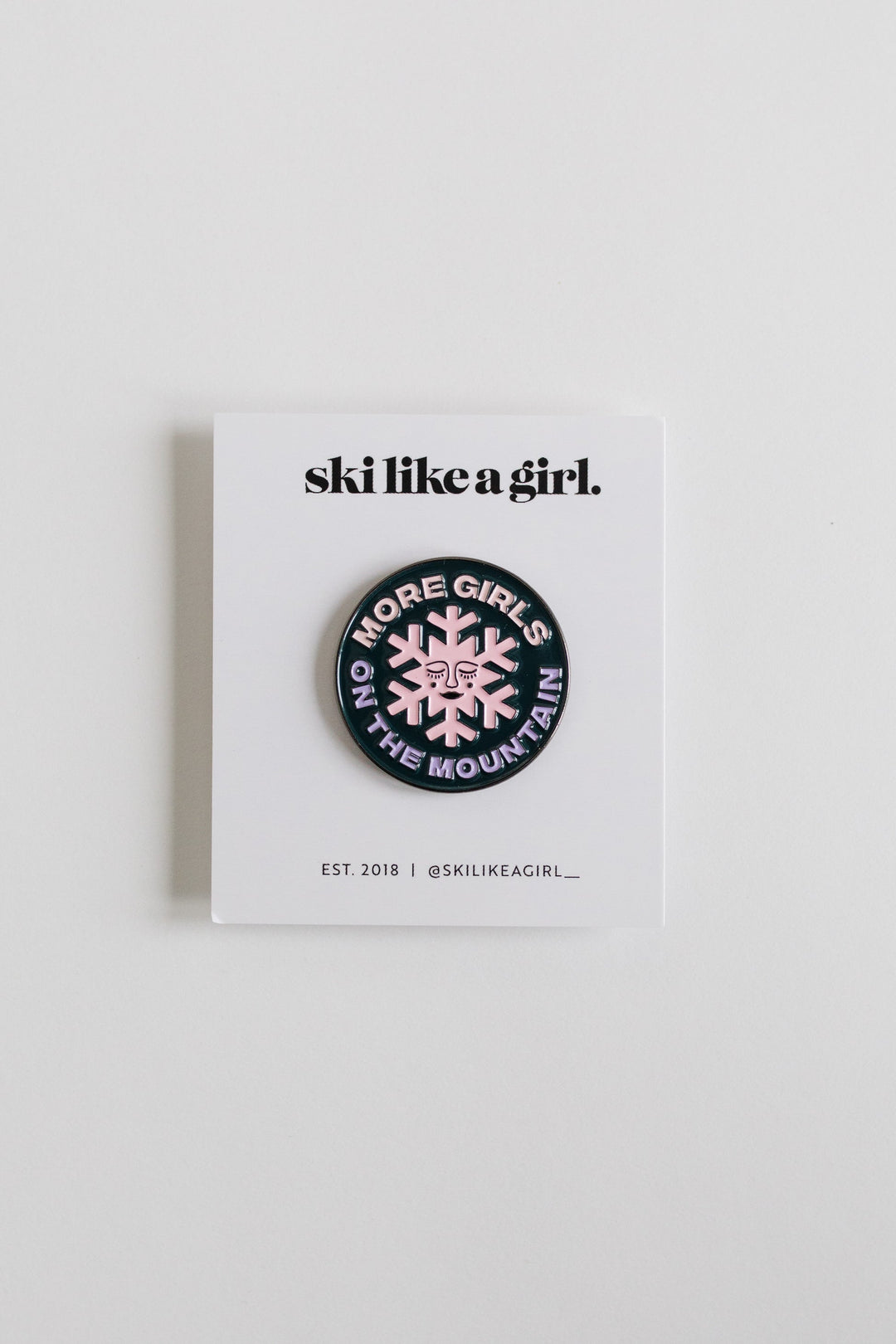Ski Like A Girl Pins