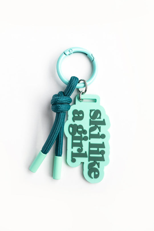 Ski Like A Girl Bag Charm