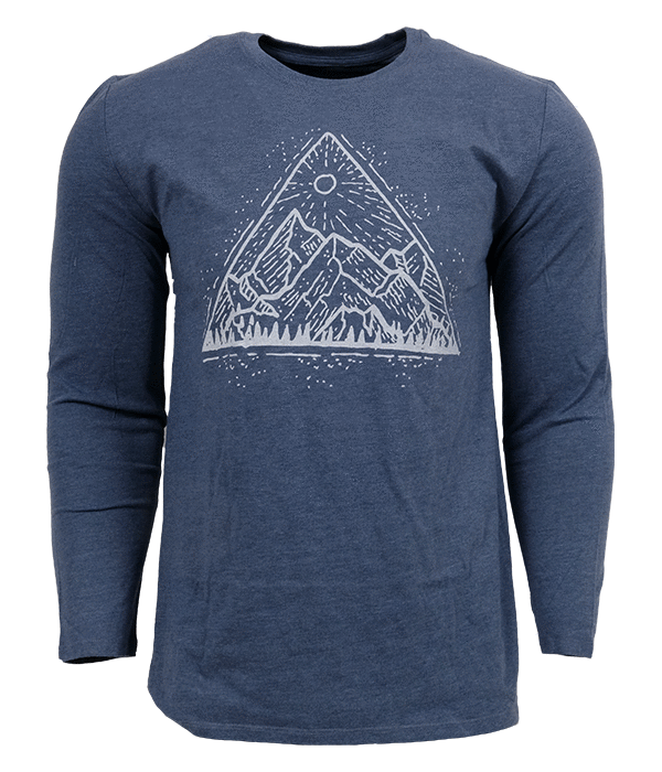 Seek Dry Goods Unisex Mountain View Long Sleeve T-shirt