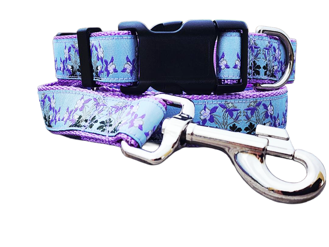 Rocky Mountain Hound 1" Columbine Colorado Dog Collar or Leash
