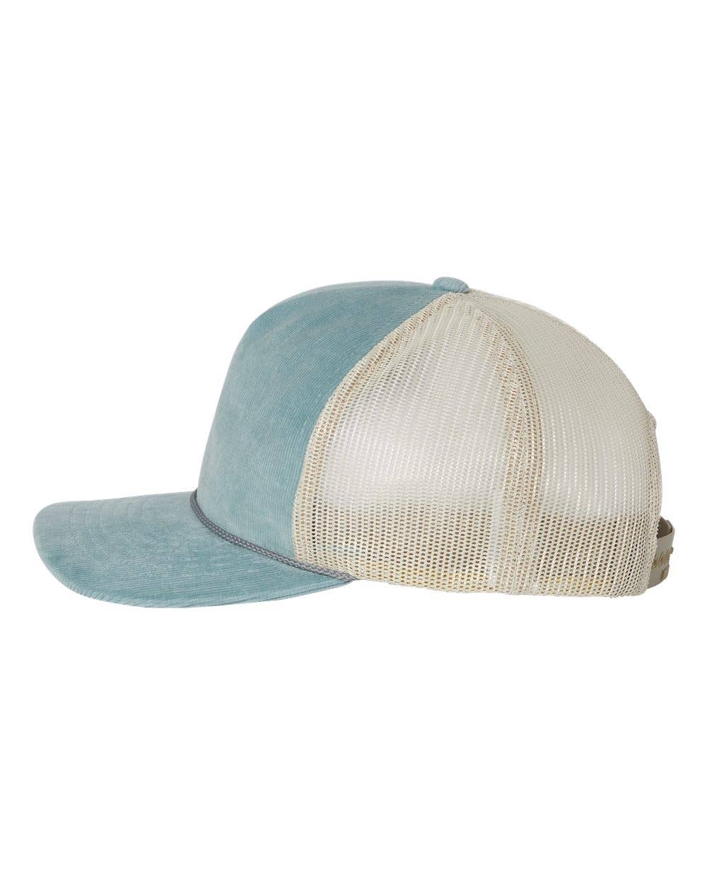 Corduroy Trucker Hat Adventure Patch Snapback Corduroy