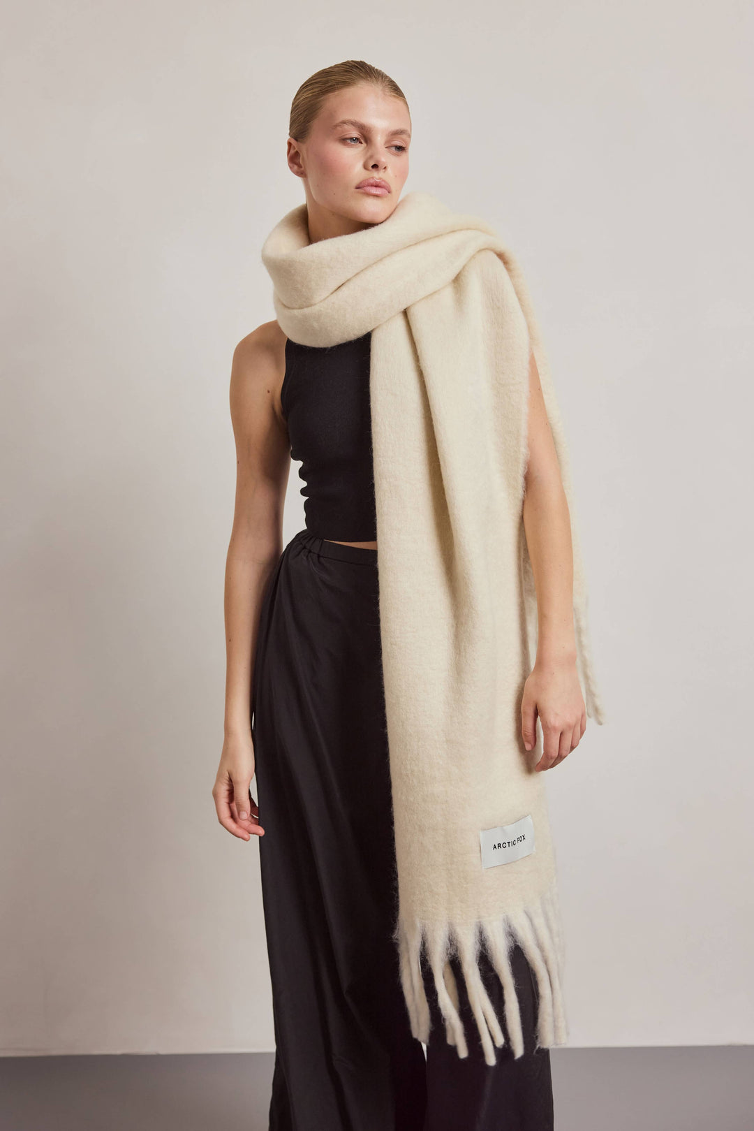 Arctic Fox Reykjavik Scarf - Pebble Beige
