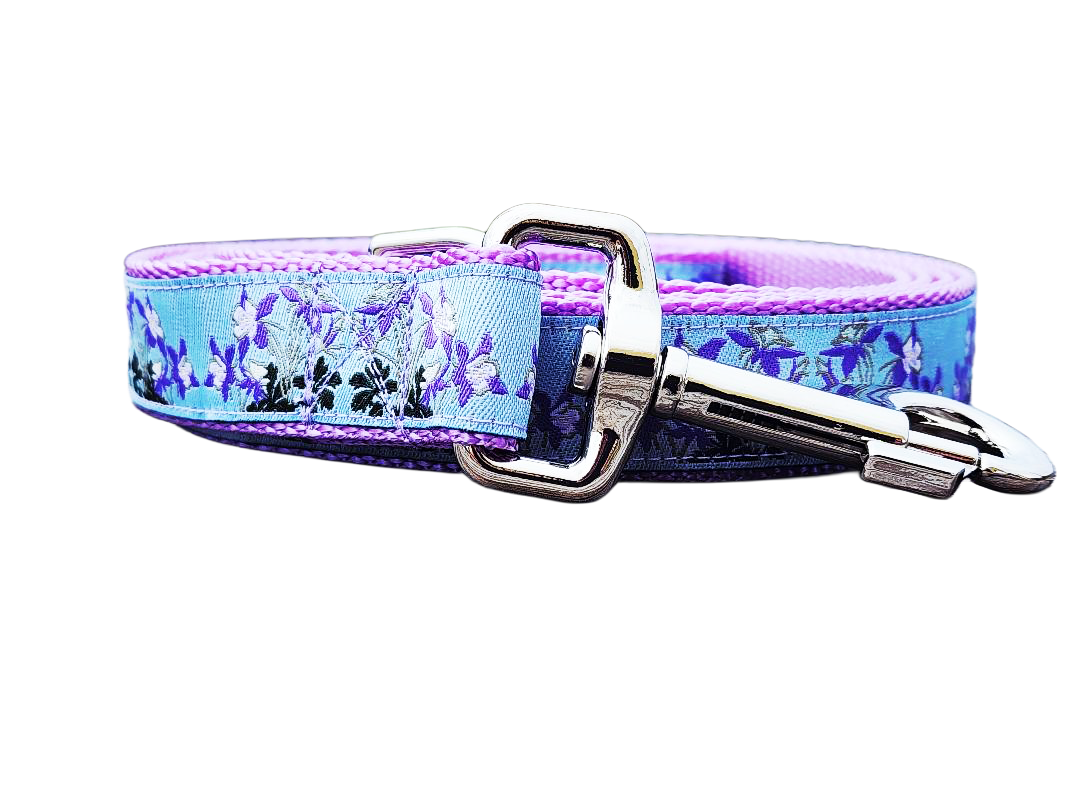 Rocky Mountain Hound 1" Columbine Colorado Dog Collar or Leash