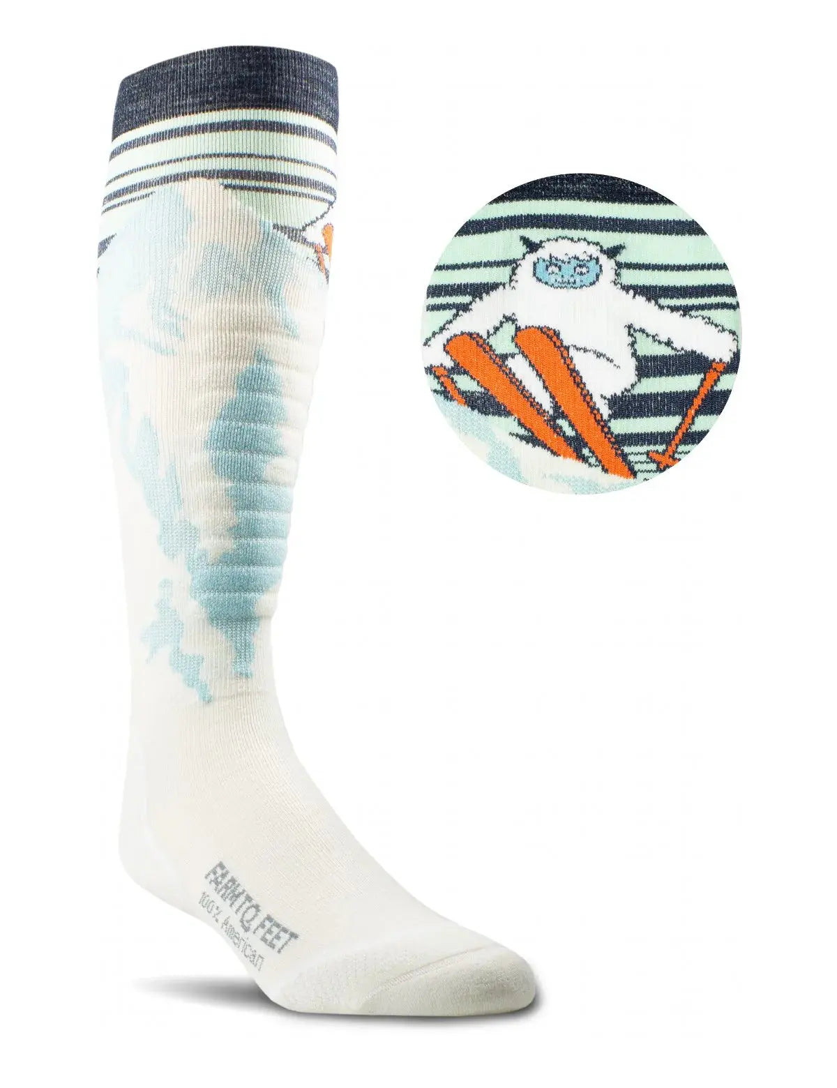 Farm to Feet Breckenridge Light Targeted Cushion OVER THE CALF Farm to Feet