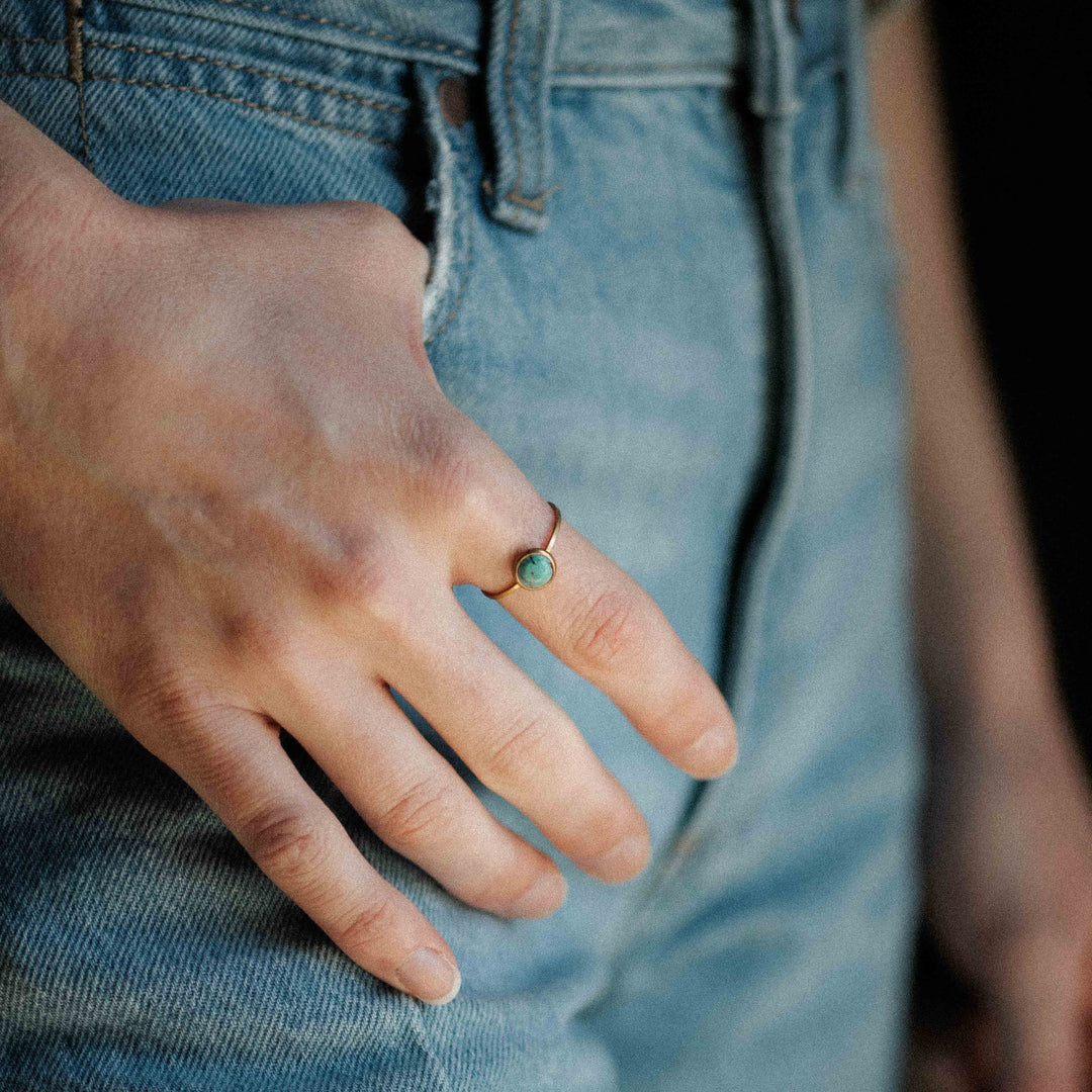 Commonform Hyalite Turquoise Ring