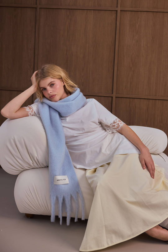 Arctic Fox Stockholm Scarf - Glacier Blue