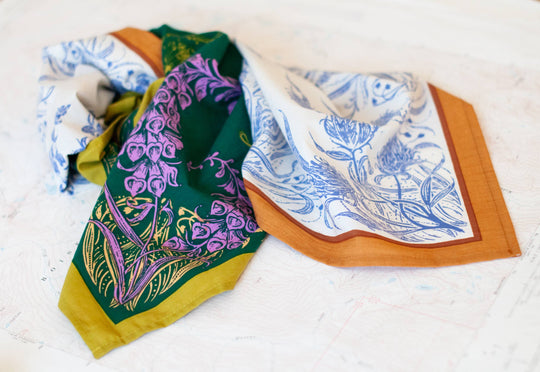 Final Switchback Wildflowers Bandana