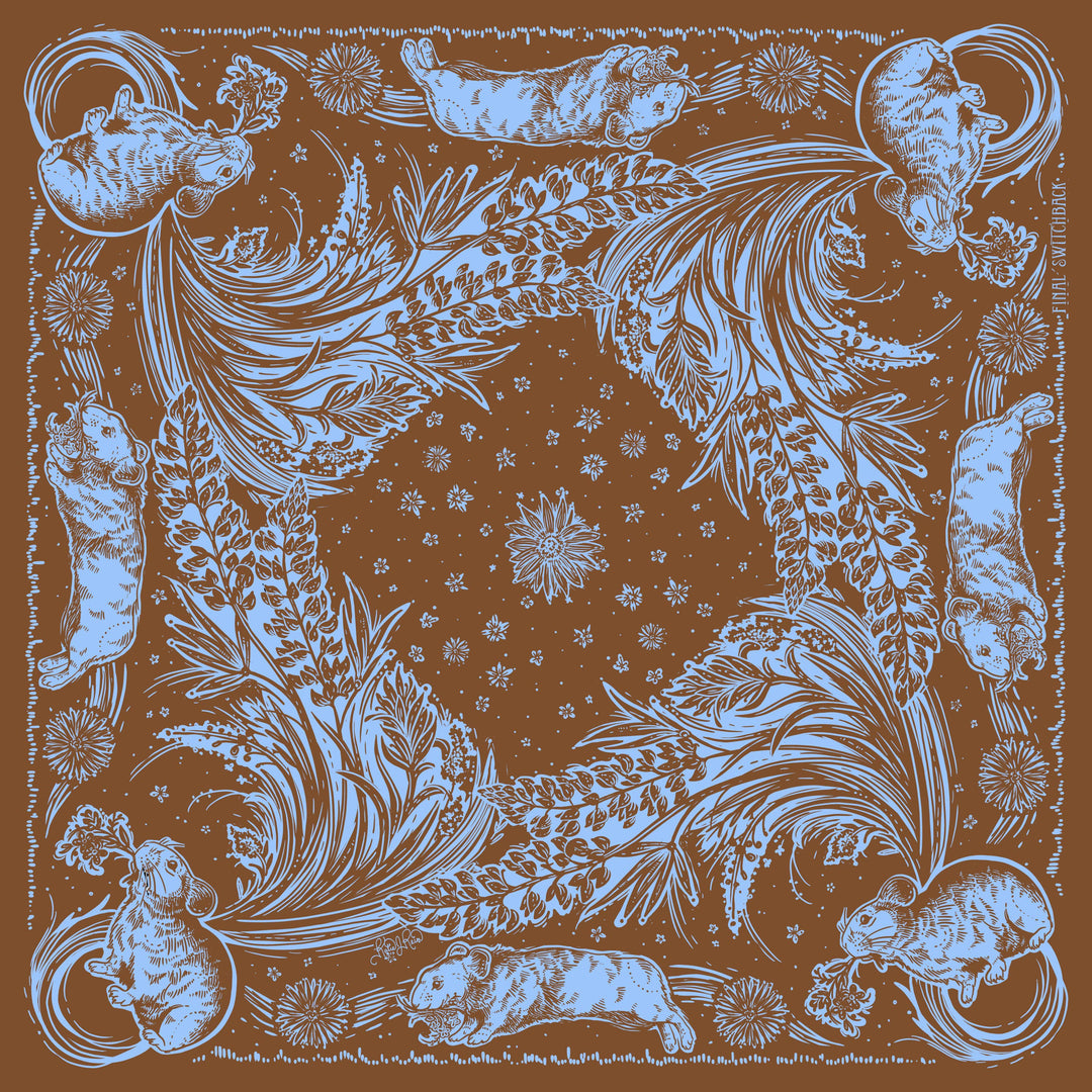 Pika Bouquet Premium Discharge Bandana