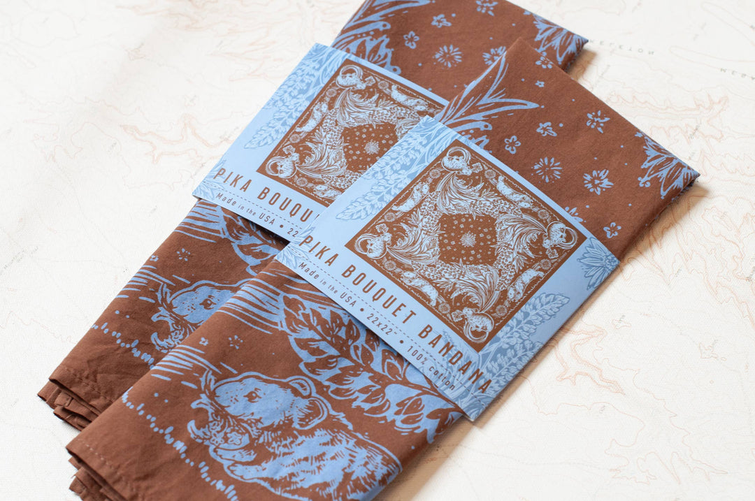 Pika Bouquet Premium Discharge Bandana