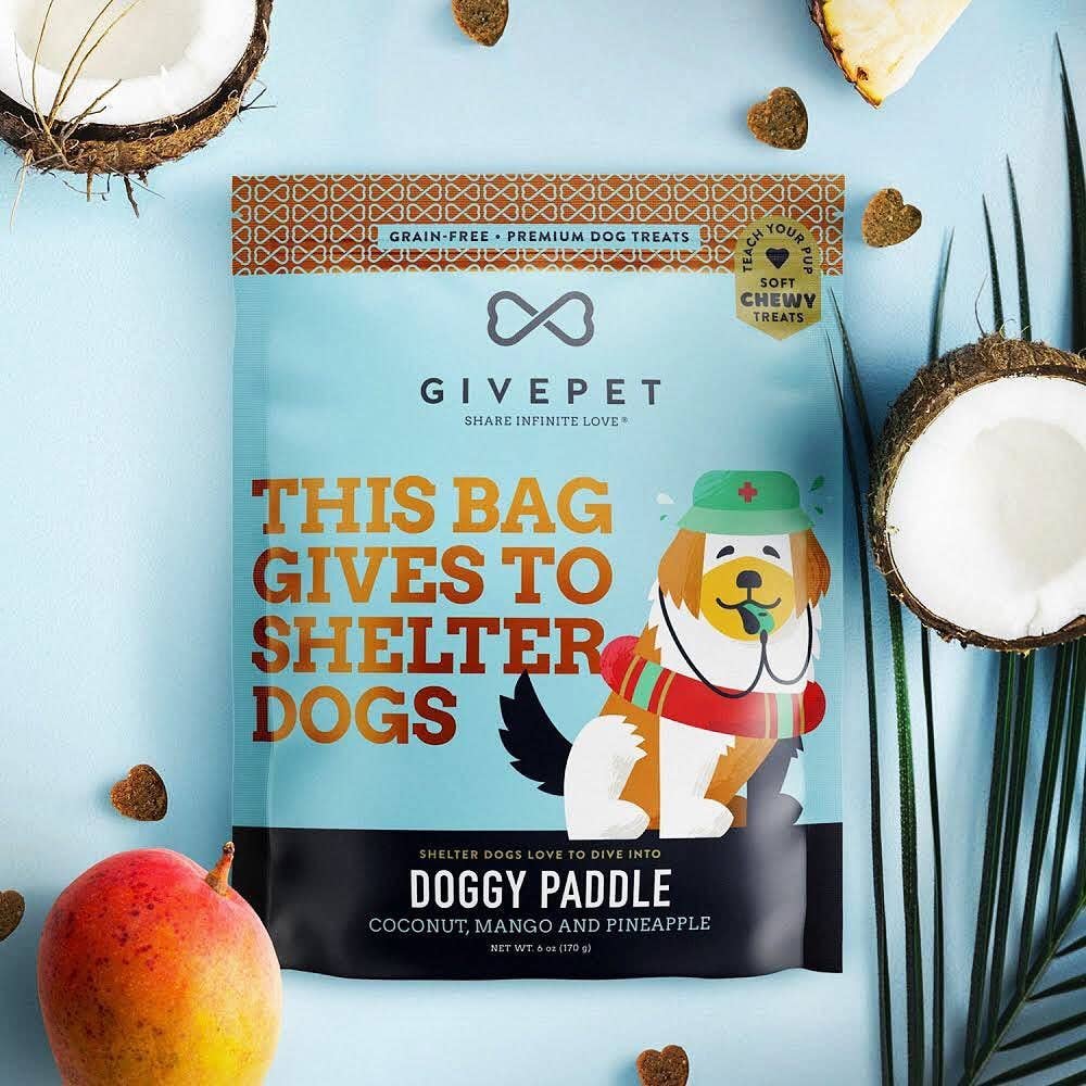 GivePet Doggy Paddle Soft and Chewy Training Dog Treat
