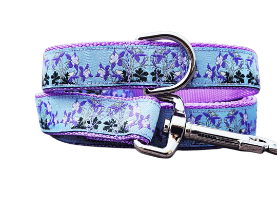 Rocky Mountain Hound 1" Columbine Colorado Dog Collar or Leash