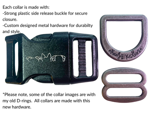 Kady's Kollars Wildflowers Dog Collar - S/M