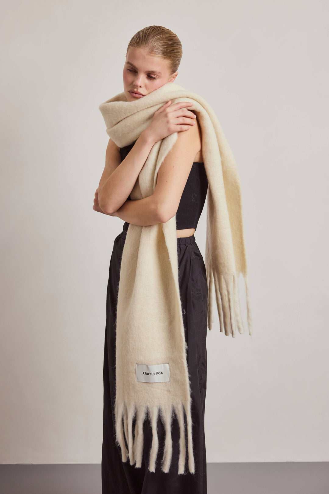 Arctic Fox Reykjavik Scarf - Pebble Beige