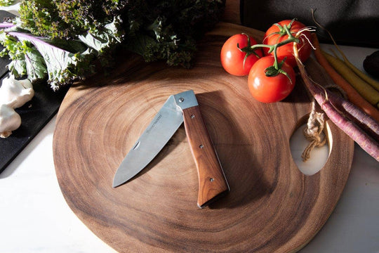 Adventure Chef 6 Inch Folding Camp Chef's Knife / Maple