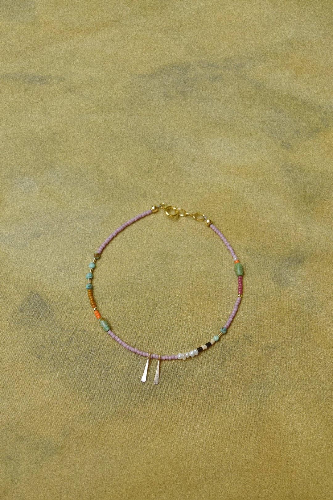 Single Strand Bracelet or Anklet- in Lilac