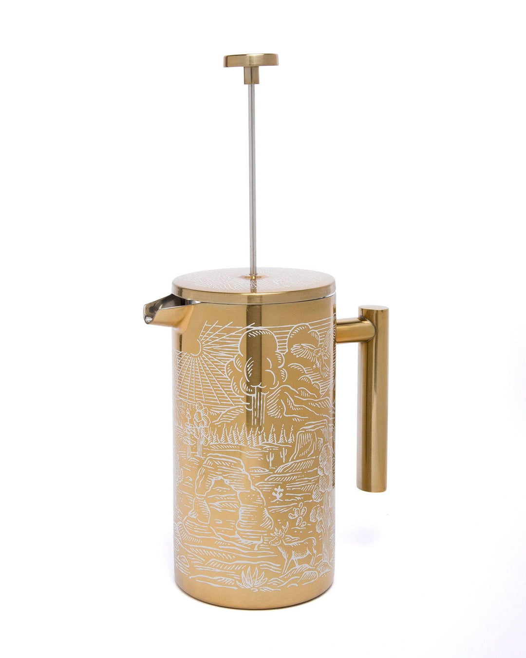 Parks Project Brass French Press