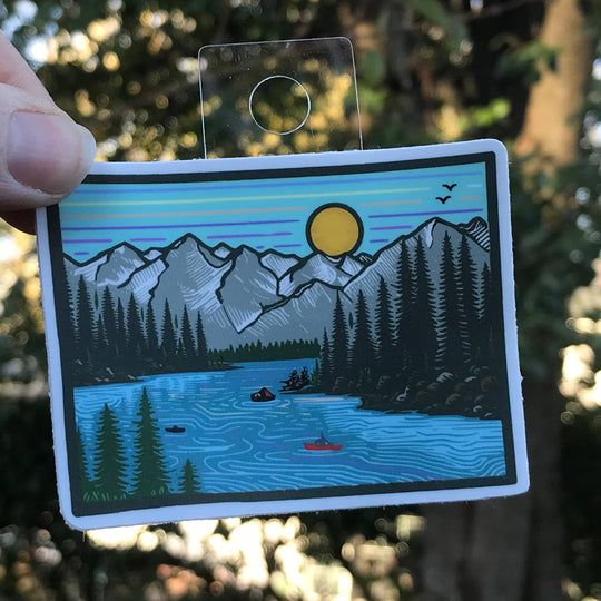 National Parks and Beyond Colorado State River 3" Vinyl Sticker