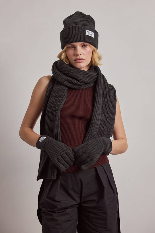 Arctic Fox Bottle Gloves - Black Onyx