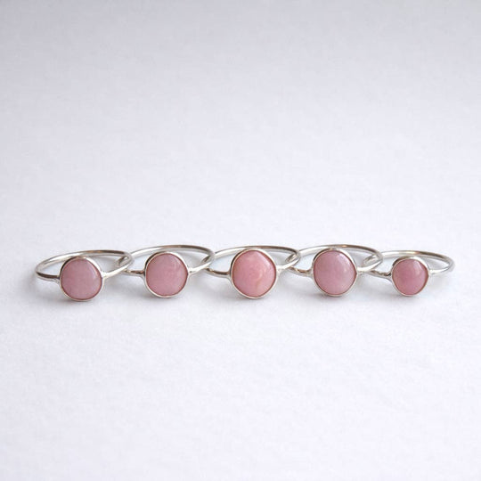 Britta Ambauen Pink Opal Solace Ring