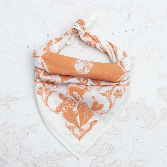 Desert Nights Premium Discharge Cotton Bandana