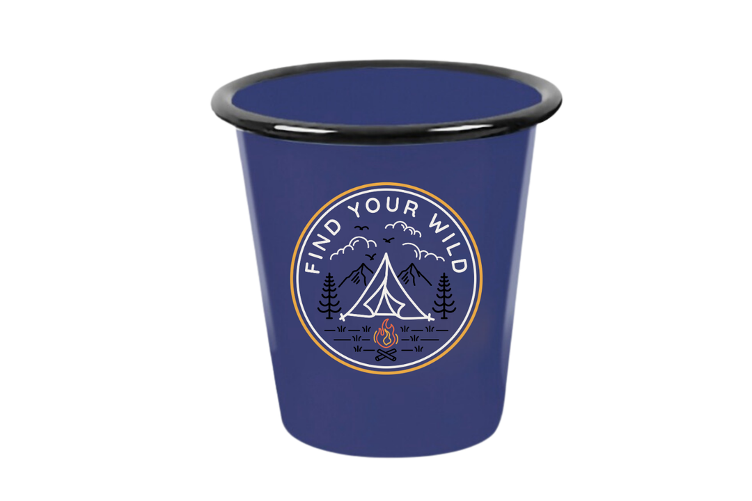 The Sacred Wild Candle Co Enamel Reusable Candle - Find Your Wild