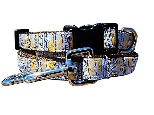 3/4" Aspen Tree Dog Collar, Leash, or Martingale