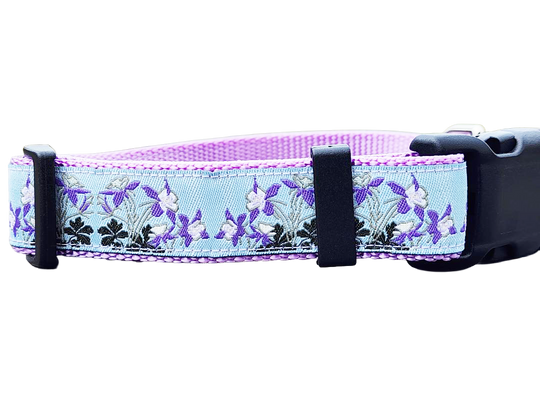 Rocky Mountain Hound 1" Columbine Colorado Dog Collar or Leash