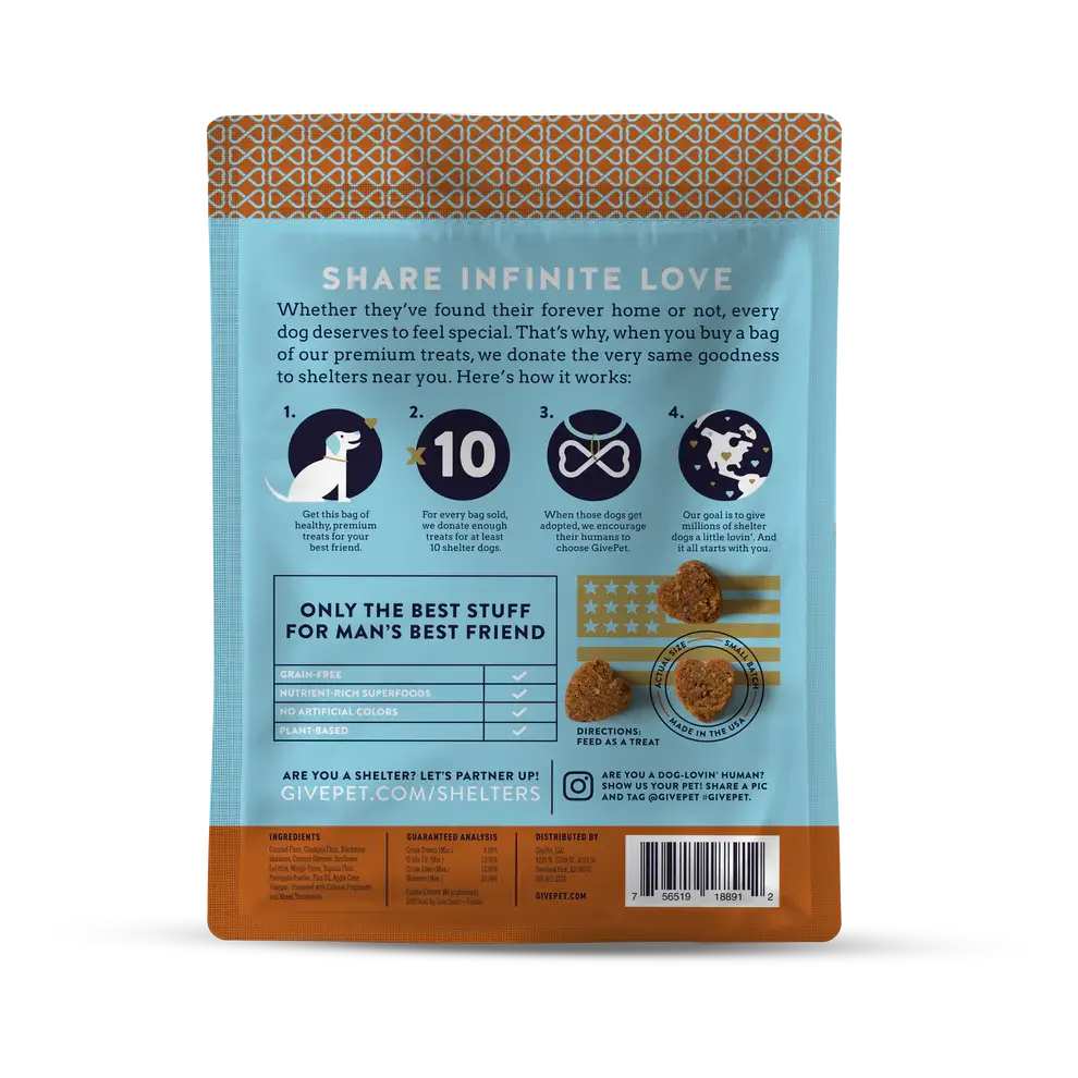 GivePet Doggy Paddle Soft and Chewy Training Dog Treat