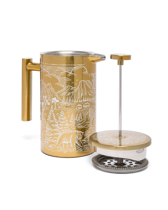 Parks Project Brass French Press