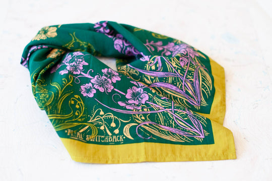 Final Switchback Wildflowers Bandana