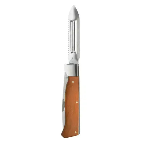 Adventure Chef Folding Camp Peeler & Paring Knife/ Maple Messermeister