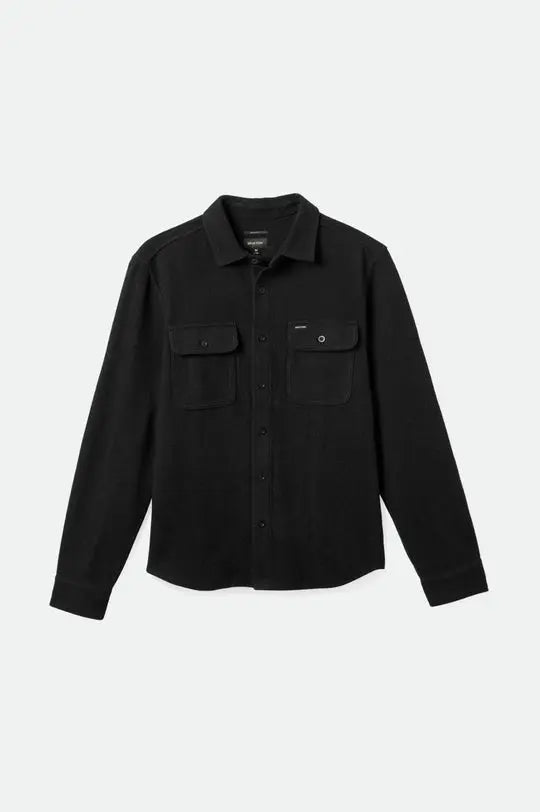 Brixton Bowery Textured Twill Overshirt Brixton