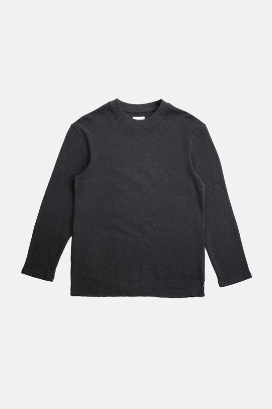 Rhythm Classic Waffle Knit Long Sleeve Shirt