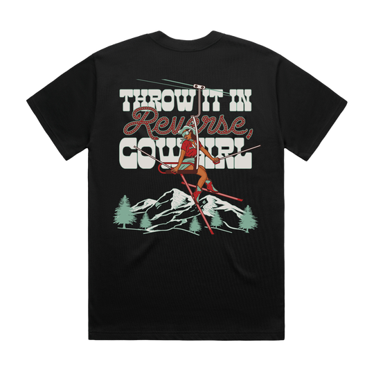 Cowboy Ski Club Reverse Oversized Tee
